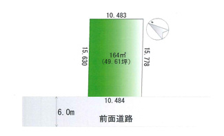 【土地図】 | 木更津市真舟　土地　木更津駅