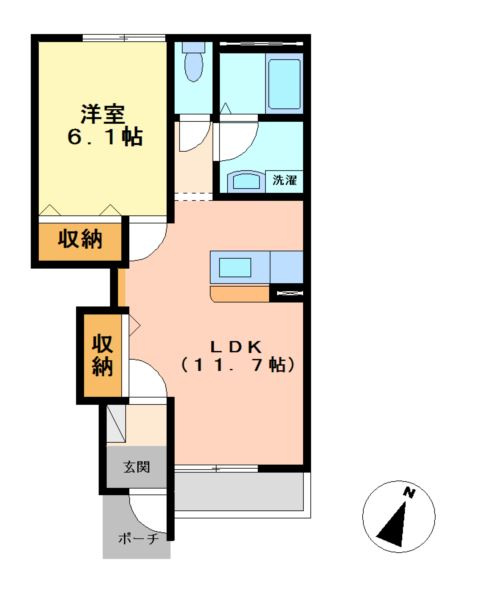 ベルフルールの間取り