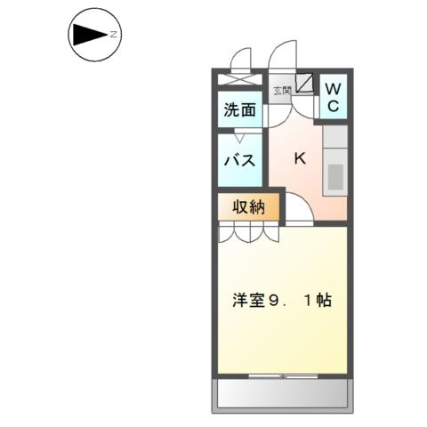 【間取り】 | ヴェルジュール御着