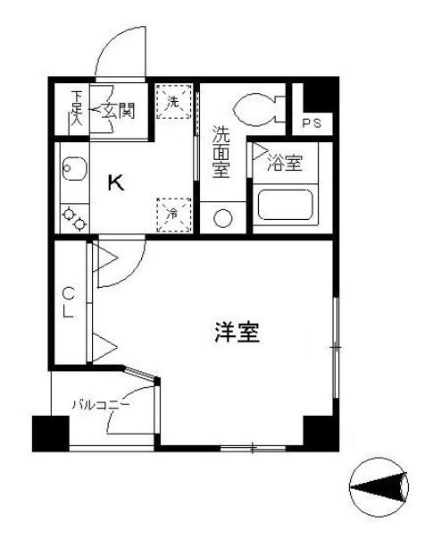 プルナス入谷の間取り