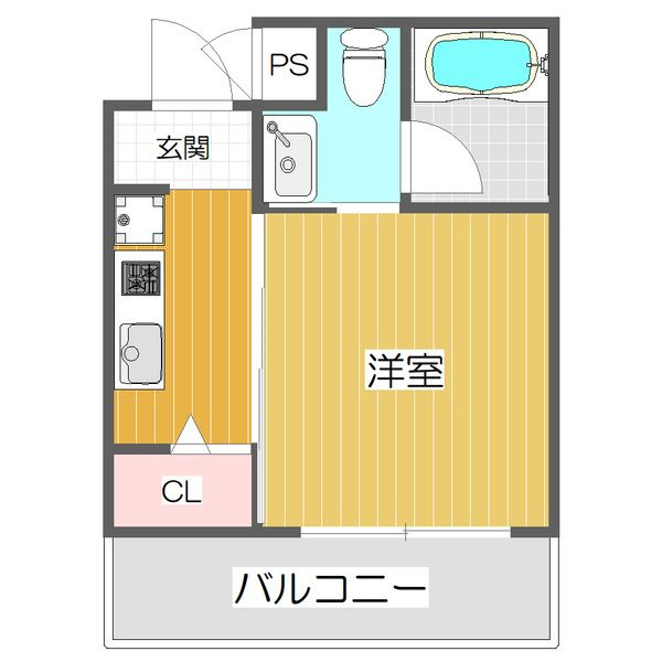 ヒルトップハイム桜川の間取り