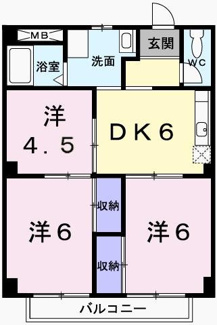 【間取り】 | パルネット辻井