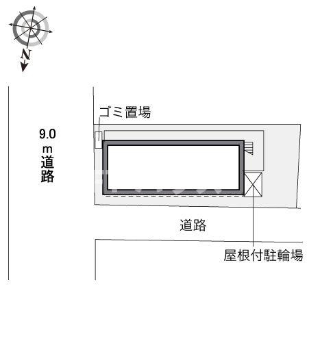 レオパレスエムワンの区画図
