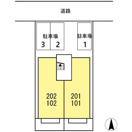 クワドラの区画図