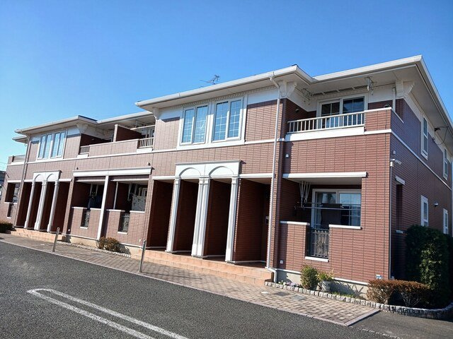 熊本市東区月出７丁目のアパートの外観|外はこのようになっています