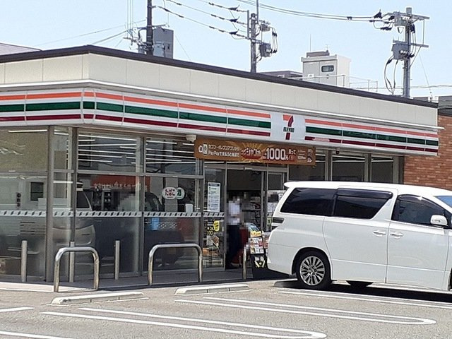 熊本市東区月出７丁目のアパートの周辺|セブンイレブン赤十字病院前店まで750m