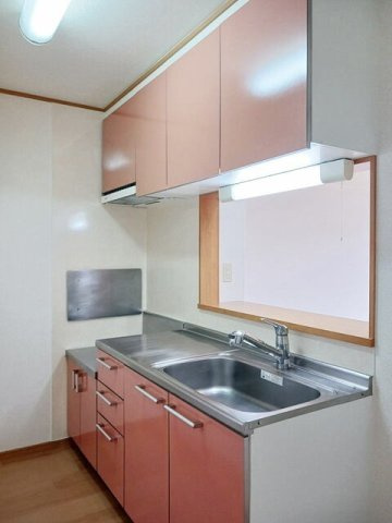 熊本市東区月出７丁目のアパートのキッチン|キッチンでお料理をお楽しみください