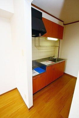 熊本市東区戸島西１丁目のアパートのキッチン|キッチンです