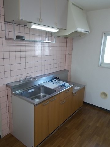 熊本市北区西梶尾町のアパートのキッチン|キッチンでお料理をお楽しみください