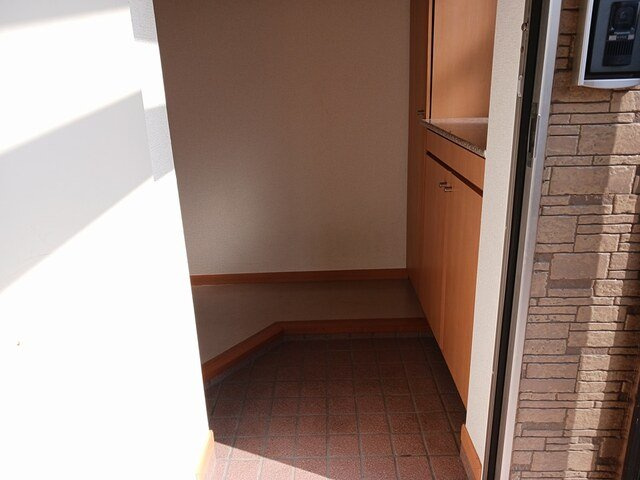 シンプルで使いやすい玄関です