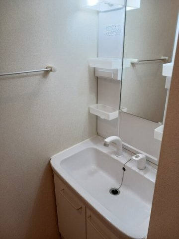 コンパクトで使いやすい洗面所