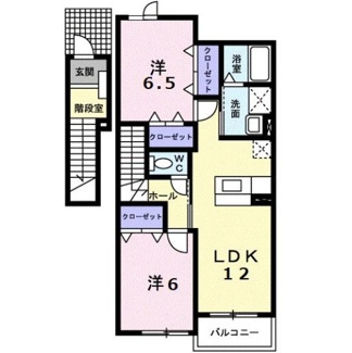 【間取り】 | ディマンシュ．Ｍ　Ａ