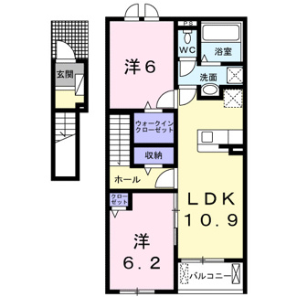 【間取り】 | ライフランドＤ