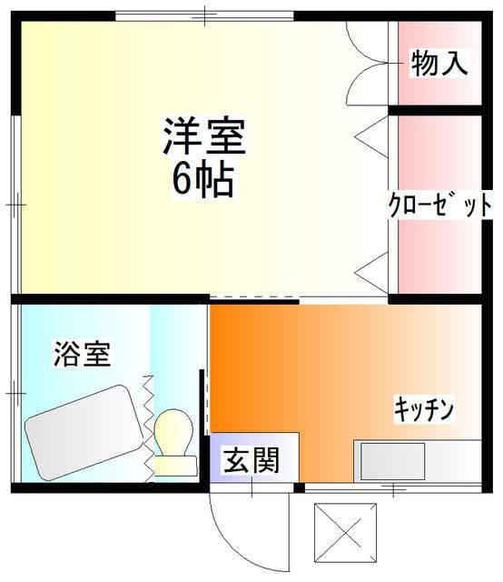 コーポ豊の間取り