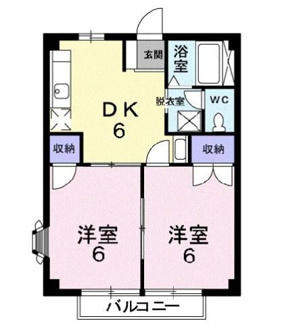 【間取り】 | サンハイツ近田Ａ