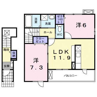 【間取り】 | ボニートＡ