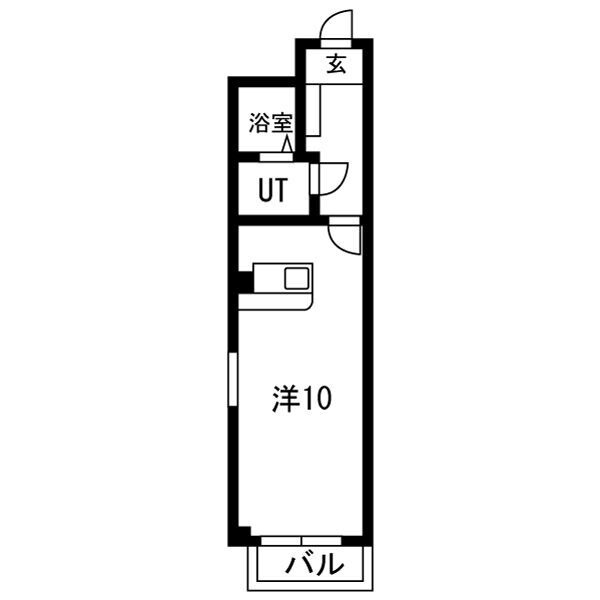 永光ビルディング割塚の間取り