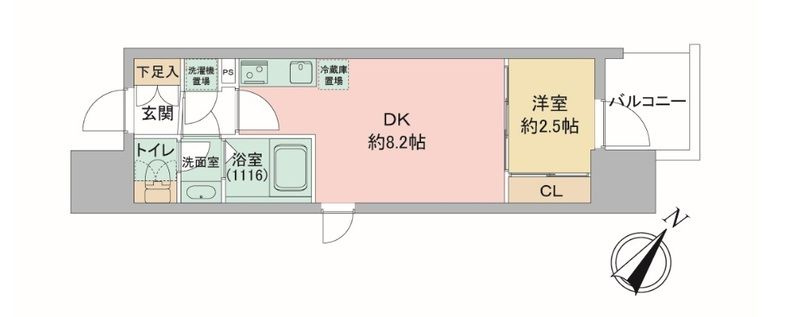 セレニテ神戸駅前アリエの間取り