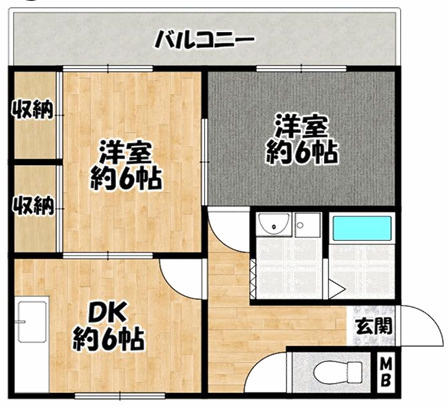 メゾンラフォーレの間取り