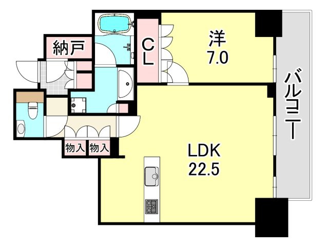 ザ・パークハウス神戸タワーの間取り