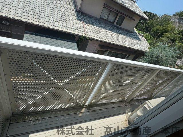 ファミール宗像のバルコニー
