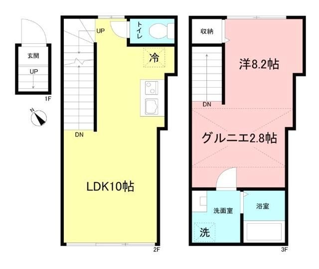 アイコート一橋学園の間取り