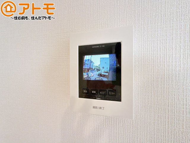 【セキュリティ】 | 沼津市三枚橋第1　新築一戸建て　全1棟 | TVモニター付きインターホンは防犯性に優れています！
