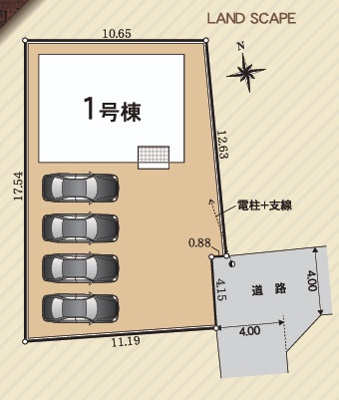 【区画図】 | 沼津市三枚橋第1　新築一戸建て　全1棟