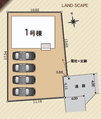 【区画図】 | 沼津市三枚橋第1　新築一戸建て　全1棟