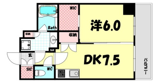 【間取り】 | エステムコート神戸元町2リザーヴ