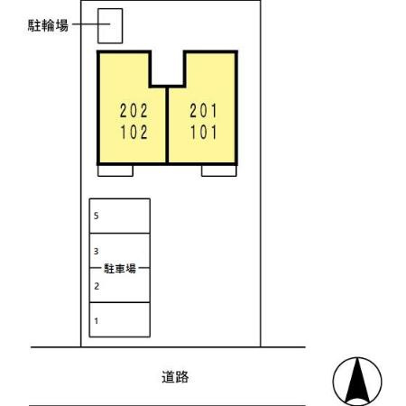 プランドール宮根台の区画図