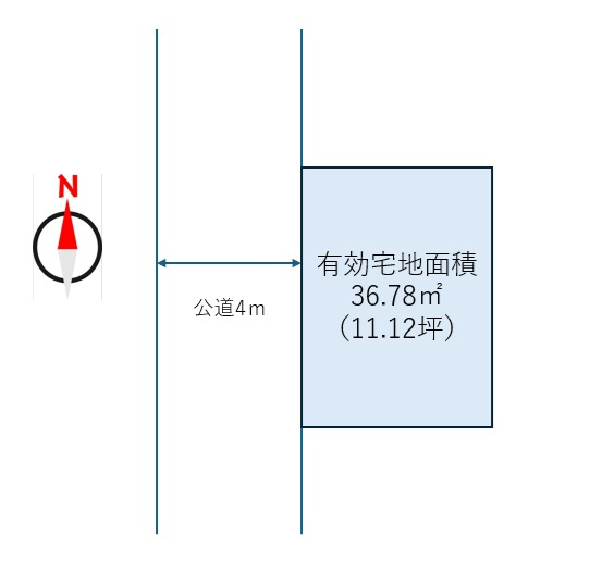 江東区亀戸３丁目　新築戸建ての土地図