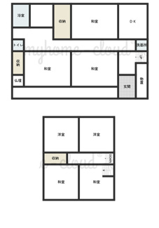 【間取り】 | 東伯郡湯梨浜町石脇中古戸建て