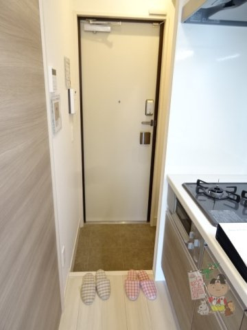 ルミナス大和町の玄関