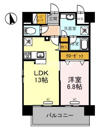 【間取り】 | 幸court森ノ宮