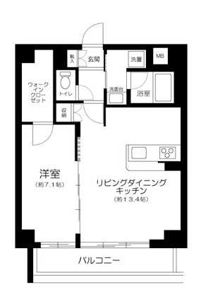 ウィスタリア調布の間取り