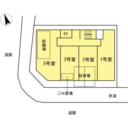 ＲＥＳＩＤＥＮＣＥ ＴＡＣＨＩＢＡＮＡの区画図