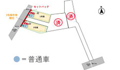 春日市桜ヶ丘６丁目2期　3号棟の区画図