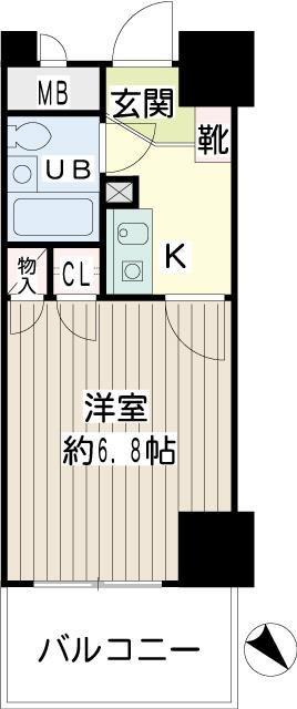 ＮＩＣＥアーバン横濱駅東館の間取り