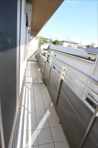 熊本市中央区帯山２丁目の賃貸マンションのバルコニー