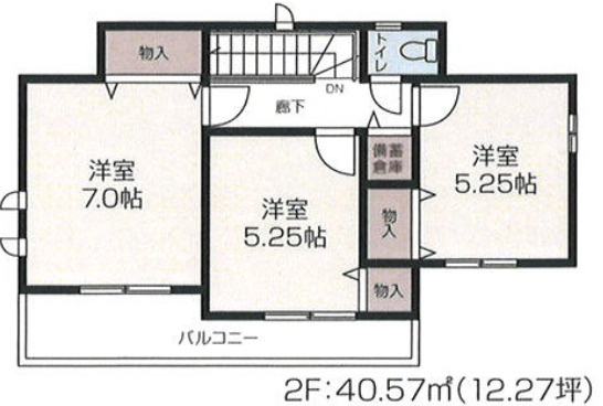 【仲介手数料無料】所沢市　若狭　全１棟　所沢市の不動産なら西武ハウジングの間取り