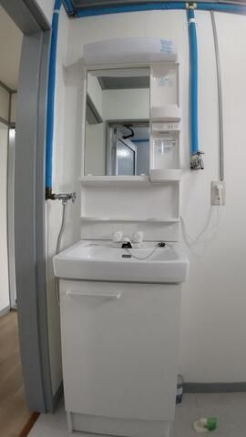 きめたマンションの洗面所