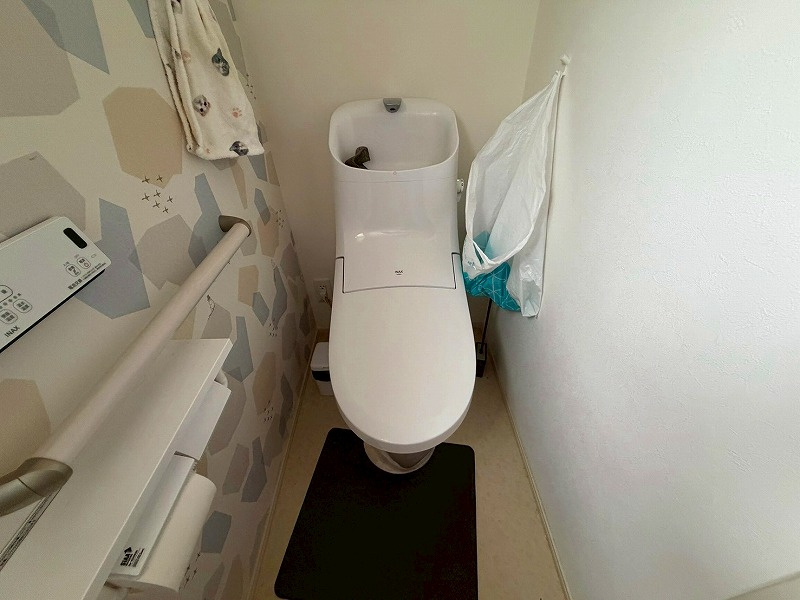 ■□富益町Ｒ5年築浅戸建□■のトイレ|トイレになります。綺麗に使用されております。