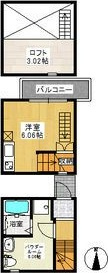 アースクエイク寺崎の間取り
