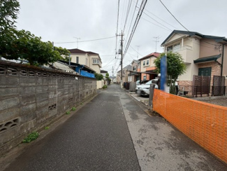 【前面道路含む現地写真】 | 立川市砂川町8丁目　売地　【全2区画】