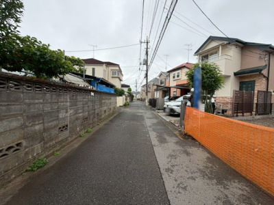 【前面道路含む現地写真】 | 立川市砂川町8丁目　売地　【全2区画】