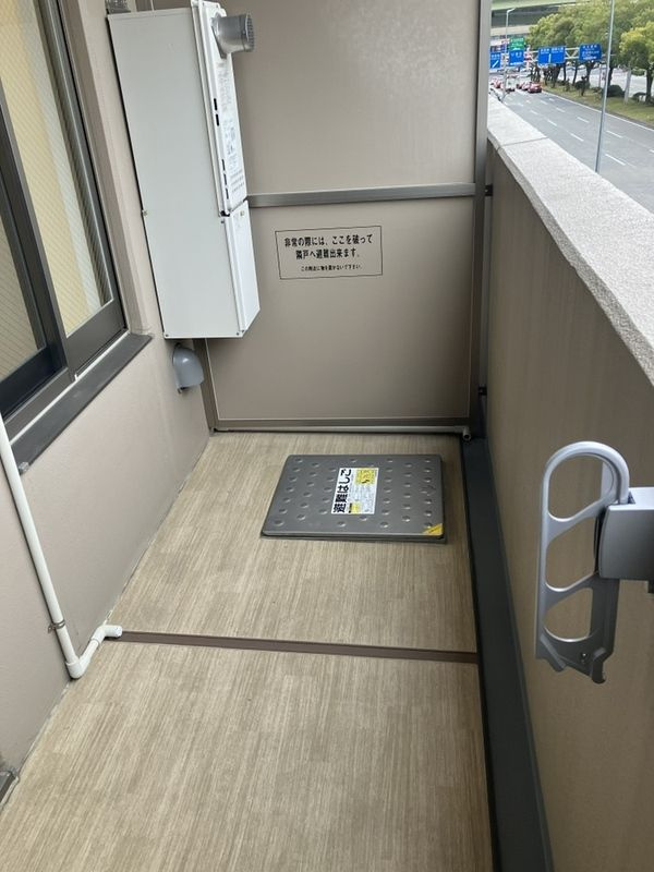 エステムコート名古屋新栄IIアリーナのバルコニー