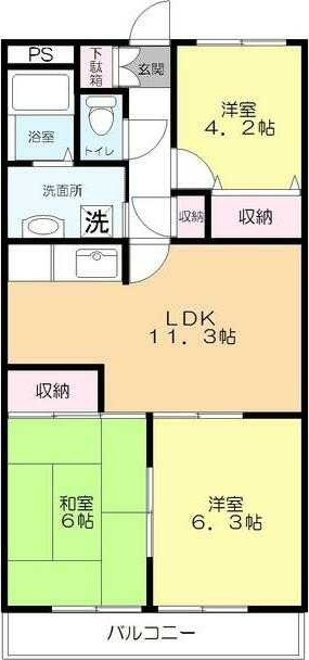 アスティーロイヤルの間取り
