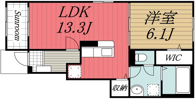 【間取り】 | クレール　C