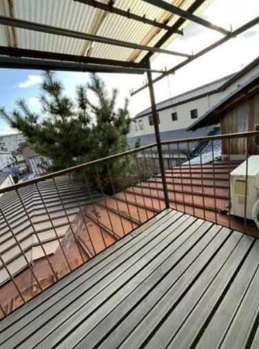 伏見区上板橋町のバルコニー
